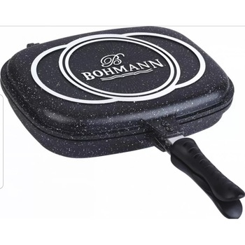 Tigaie Dubla Bohmann , 32 cm , inductie , Neagra Tigaie Dubla Bohmann , 32 cm , inductie , Neagra