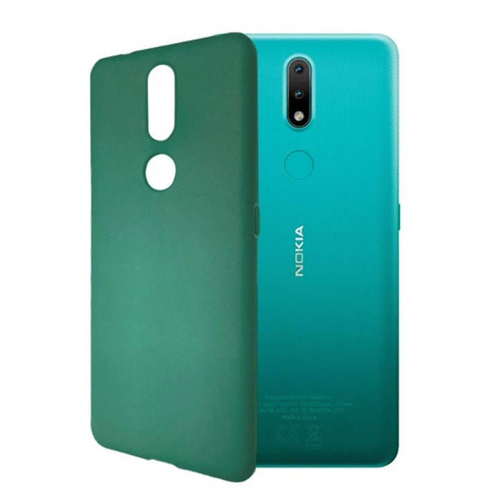 Husa de silicon pentru Nokia 2.4, Verde