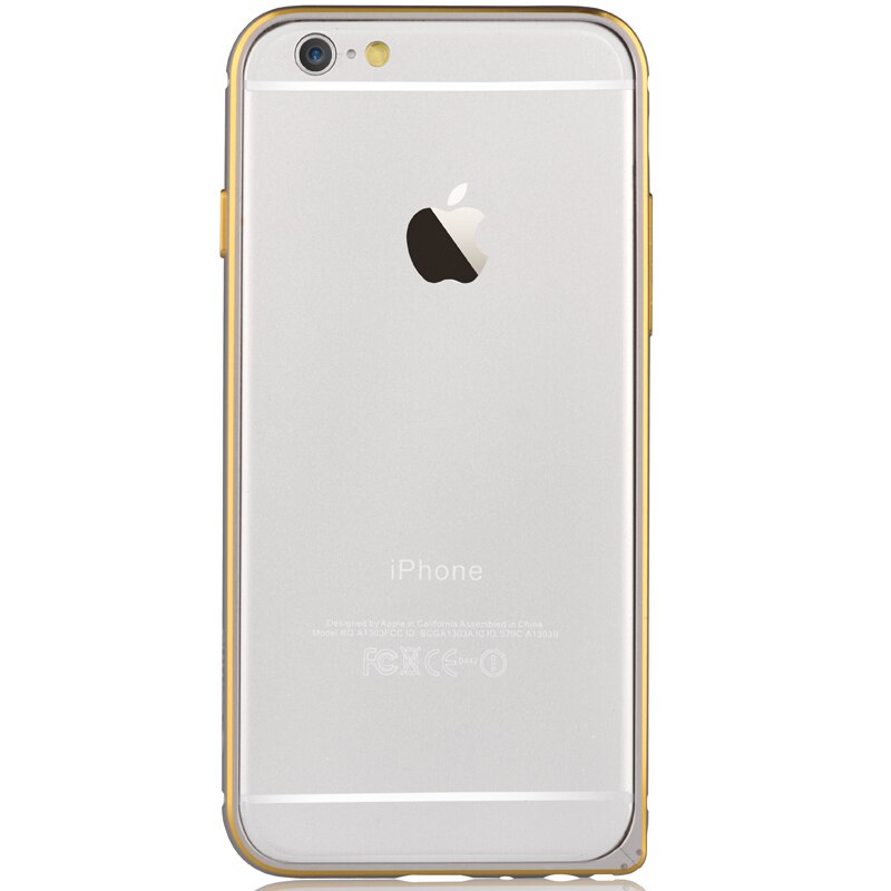 Bumper Devia Aluminium compatibil cu iPhone 6 Plus, Argintiu