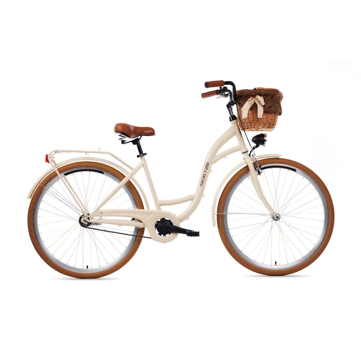 Goetze®® Colorus Női kerékpár 1 fokozat 28″ kerék 18” váz 155-185 cm magassag Barna