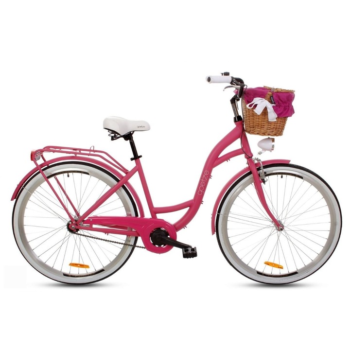 Велосипед Goetze® Colorus, 1 скоростен, колела 28", Розов