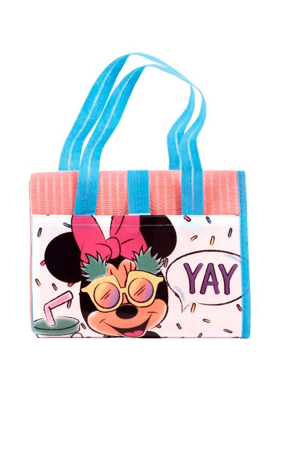 Rogojina plaja Minnie Mouse cu pernuta gonflabila 75x150 cm Multicolor