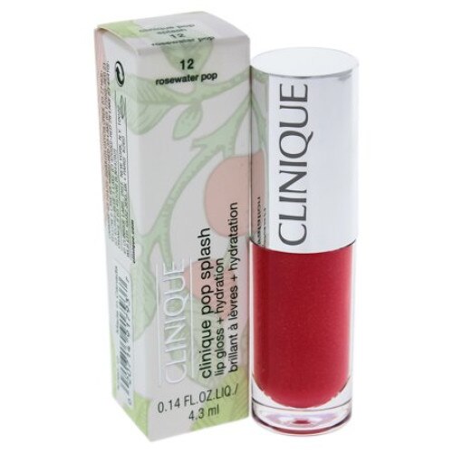 Luciu de buze Clinique Pop Splash Lip Gloss Hidration 12 Rosewater Pop 4.3 Ml
