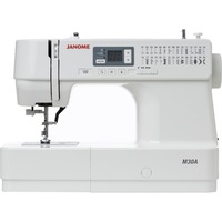 Masina de cusut digitala JANOME M30A, 30 Programe, 820 Imp/Min, 32W, Alb