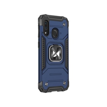 Husa de protectie, Wozinsky Ring Armor, Compatibil cu Xiaomi Redmi Note 9, Albastru Husa de protectie, Wozinsky Ring Armor, Compatibil cu Xiaomi Redmi Note 9, Albastru