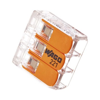 Set cleme cabluri Wago 3x max. 4 mm² ,10 bucati Set cleme cabluri Wago 3x max. 4 mm² ,10 bucati
