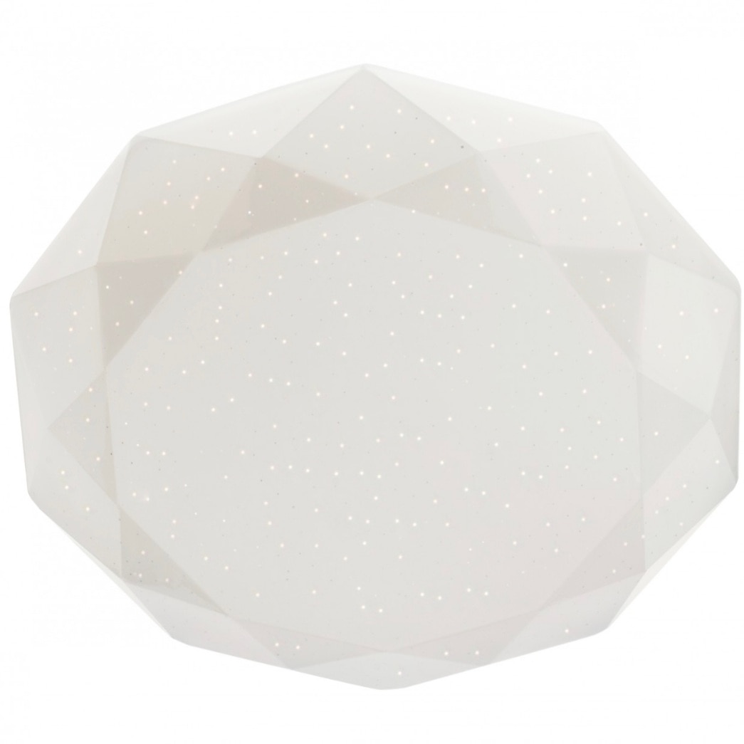 Plafoniera LED Emerald 05-853, 18W, lumina neutra, alb cu efect de sclipire