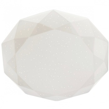 Plafoniera LED Emerald 05-853, 18W, lumina neutra, alb cu efect de sclipire Plafoniera LED Emerald 05-853, 18W, lumina neutra, alb cu efect de sclipire