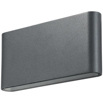 Aplica Exterior LED integrat SLC Ultra Slim structura metalica cu 2 surse x 3W, IP65, rezistenta la apa si praf, Antracit Aplica Exterior LED integrat SLC Ultra Slim structura metalica cu 2 surse x 3W, IP65, rezistenta la apa si praf, Antracit