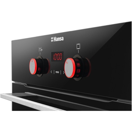 Cuptor incorporabil Hansa BOES68405, Electric, 65 l, 8 Functii, Grill, Clasa A, Negru