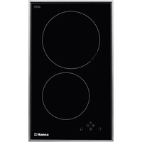 Plita incorporabila Hansa BHII38503, Inductie, 2 zone de gatit, Touch control, Sticla neagra