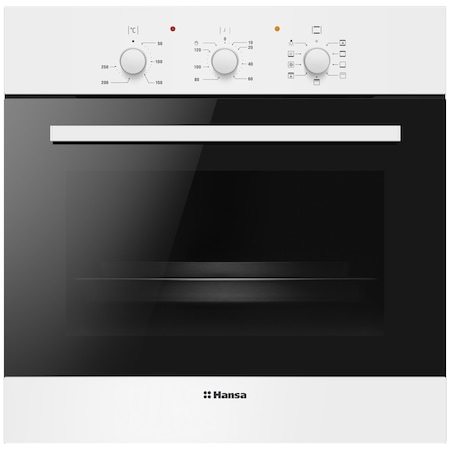 Cuptor incorporabil Hansa BOEW681021, Electric, 62 l, 8 Functii, Grill, Clasa A, Alb