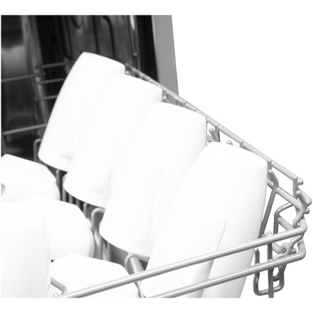 Masina de spalat vase Hansa ZIM655H, 12 seturi, 5 programe, Clasa E, 60 cm, Alb