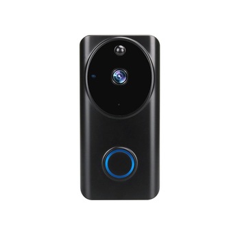 Sonerie Smart WiFi Techstar® DB02, NEGRU, Smart Life, Videointerfon, Senzor Miscare, Alerte Smartphone, 1080P, MicroSD Sonerie Smart WiFi Techstar® DB02, NEGRU, Smart Life, Videointerfon, Senzor Miscare, Alerte Smartphone, 1080P, MicroSD