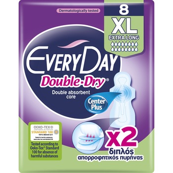 Absorbante Everyday Double Dry Extra Long, 8 buc Absorbante Everyday Double Dry Extra Long, 8 buc