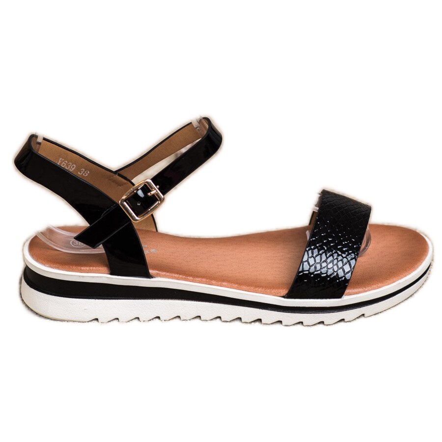 Sandale femei Weide, BM109431, Negru, 36 EU