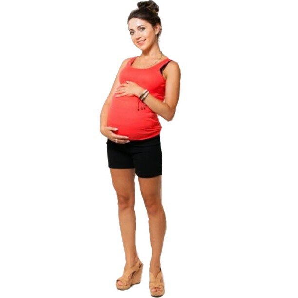 Colanti gravide, negri, scurti, L