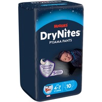 Scutece chilotel pentru noapte Huggies DryNites 4-7 yrs, Boy, 17-30 kg, 10 buc