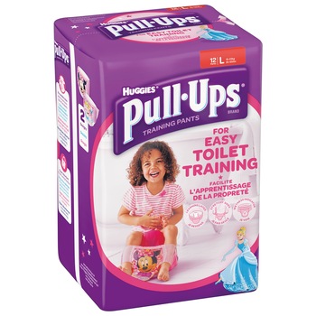 Scutece-chilotel Huggies Pull-Ups 6/L, Girl, 16-23 kg, 12 buc Scutece-chilotel Huggies Pull-Ups 6/L, Girl, 16-23 kg, 12 buc