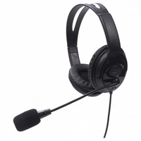 Casti microfon Tellur Basic PCH2, control fir, USB, Negru