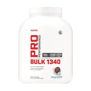 GNC Pro Performance® Bulk 1340, Proteina din Zer, cu Aroma de Biscuiti si Frisca, 3240 g GNC Pro Performance® Bulk 1340, Proteina din Zer, cu Aroma de Biscuiti si Frisca, 3240 g