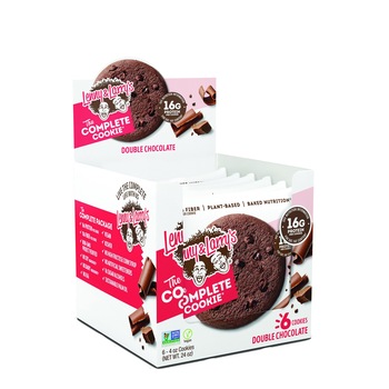 Biscuit Proteic Vegan Lenny & Larry's® The Complete Cookie®, aroma de ciocolata, 6 biscuiti x 114g Biscuit Proteic Vegan Lenny & Larry's® The Complete Cookie®, aroma de ciocolata, 6 biscuiti x 114g
