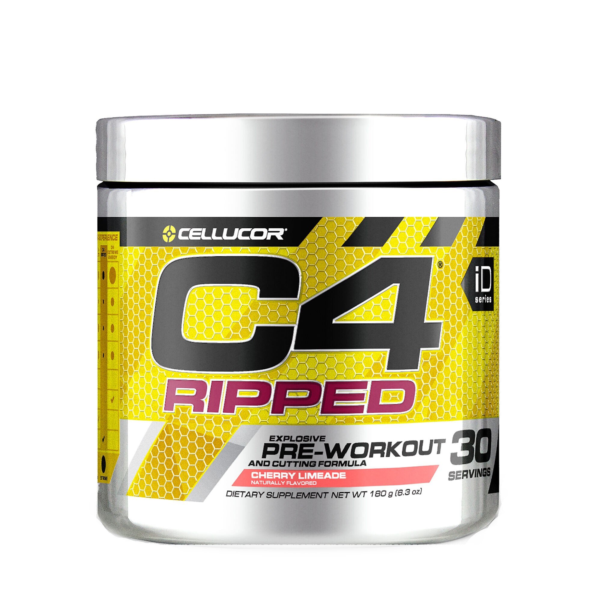 Cellucor® C4® Ripped, Formula Pre-Workout, cu Aroma de Limonada cu Cirese, 180 g