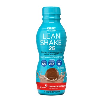 GNC Total Lean® Lean Shake™ 25 Girl Scouts® Shake Proteic RTD cu Aroma de Ciocolata si Unt de Arahide, 414 ml GNC Total Lean® Lean Shake™ 25 Girl Scouts® Shake Proteic RTD cu Aroma de Ciocolata si Unt de Arahide, 414 ml