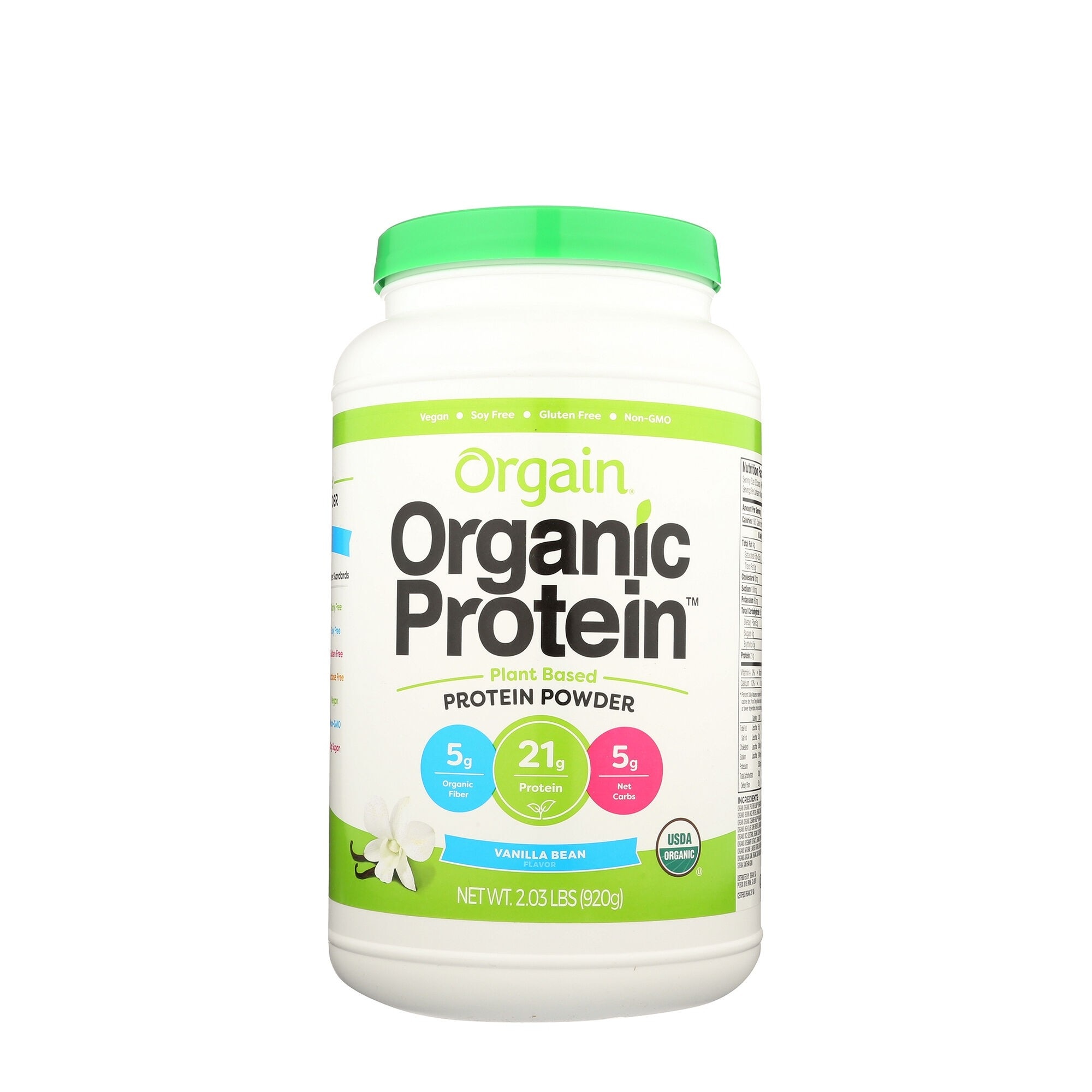Orgain® Organic Protein™ Powder, Proteina Organica Vegana, cu Aroma de Vanilie, 920 g