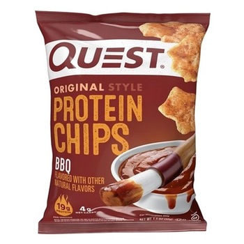 Quest Nutrition Protein Chips, Chipsuri Proteice, cu Aroma de Barbeque, 32 g Quest Nutrition Protein Chips, Chipsuri Proteice, cu Aroma de Barbeque, 32 g