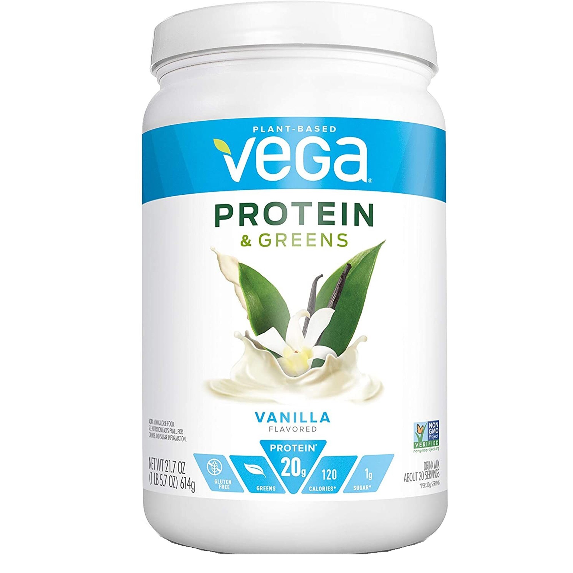 Vega™ Protein and Greens, Proteina Vegetala si Verdeturi, cu Aroma de Vanilie, 614 g