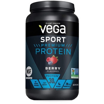 Vega™ Sport Premium Protein, Proteina Vegetala, cu Aroma de Fructe de Padure, 801 g Vega™ Sport Premium Protein, Proteina Vegetala, cu Aroma de Fructe de Padure, 801 g