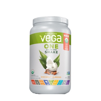 Vega® One All-In-One Nutritional Shake, Proteina Vegetala, cu Aroma de Cocos si Migdale, 687 g Vega® One All-In-One Nutritional Shake, Proteina Vegetala, cu Aroma de Cocos si Migdale, 687 g