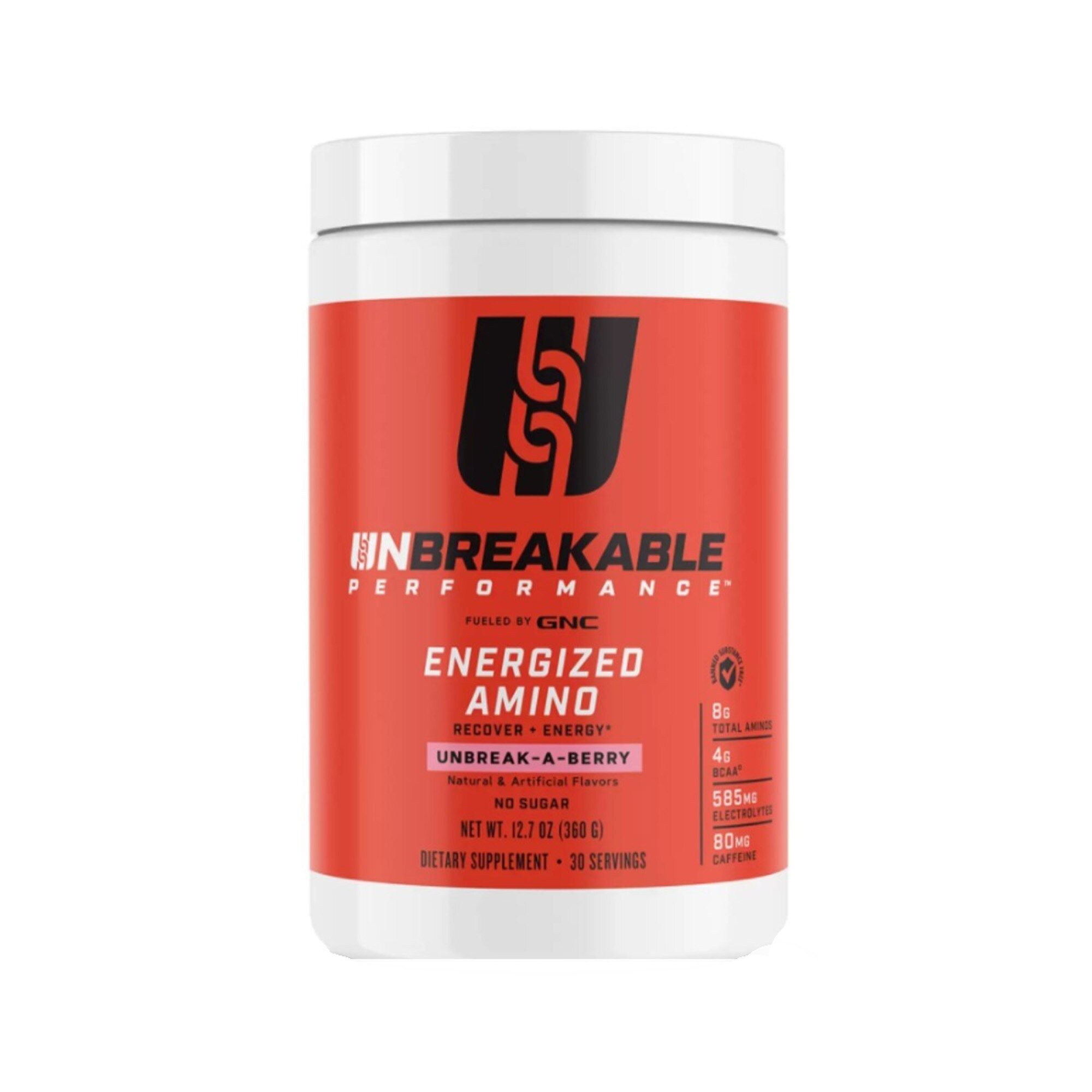 GNC Unbreakable Performance™ Energized Amino cu Aroma de Fructe de Padure, 360 g