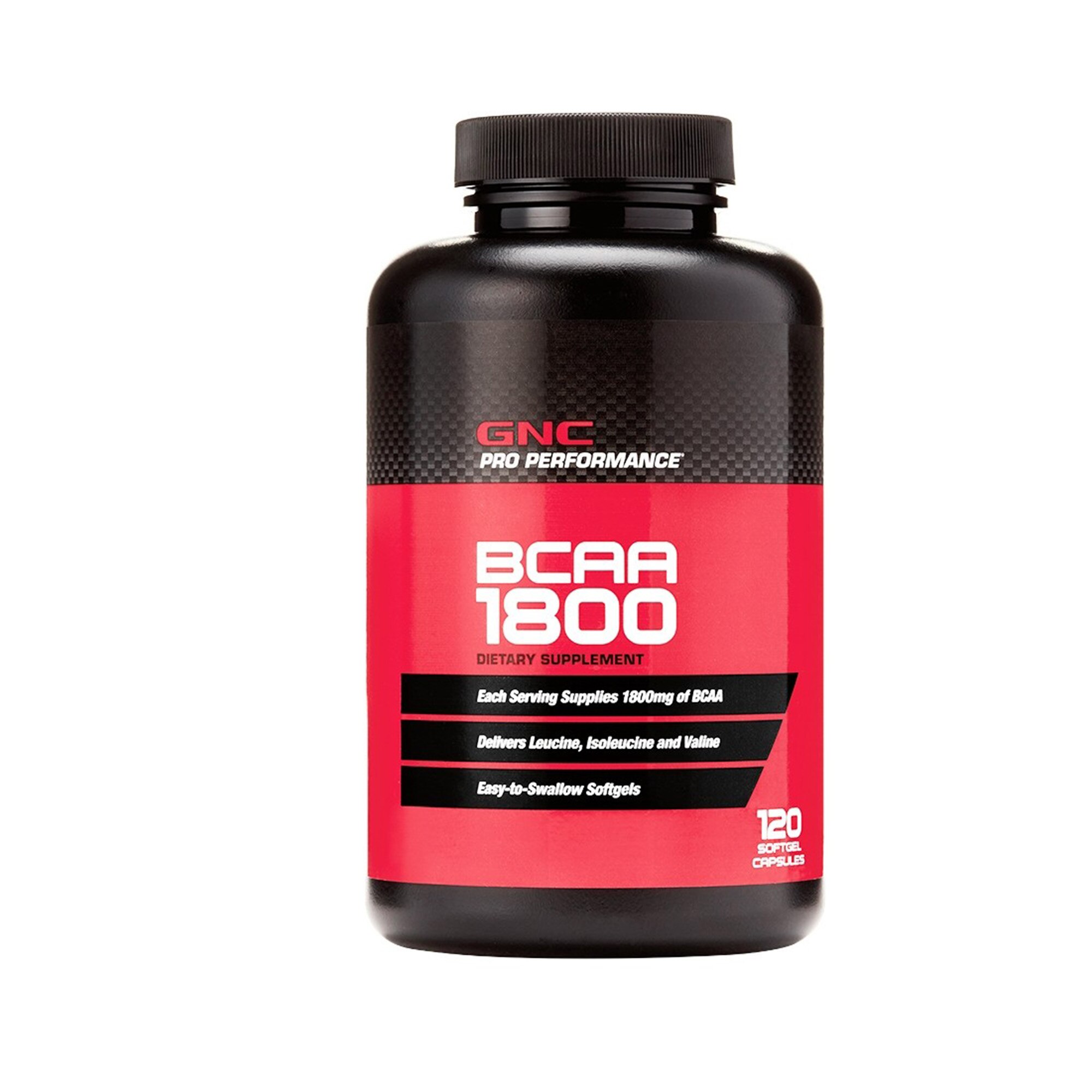 GNC Pro Performance® BCAA 1800, Aminoacizi BCAA, 120 cps