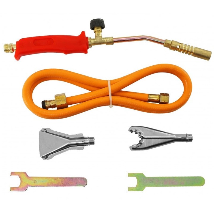 Arzator de gaz 1250-1800 ºC, 3 duze 17, 22 si 40mm, V07450, Verke