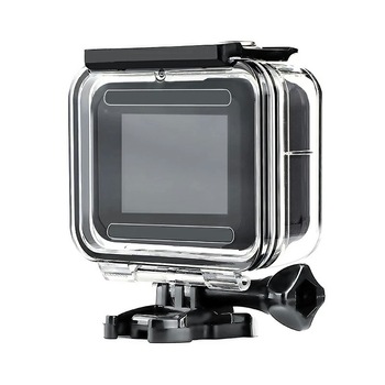 Carcasa de protectie pentru GoPro Hero 8, impermeabila, ecran tactil, pentru scufundari 40 metri, Negru/Transparent, BBL2182 Carcasa de protectie pentru GoPro Hero 8, impermeabila, ecran tactil, pentru scufundari 40 metri, Negru/Transparent, BBL2182