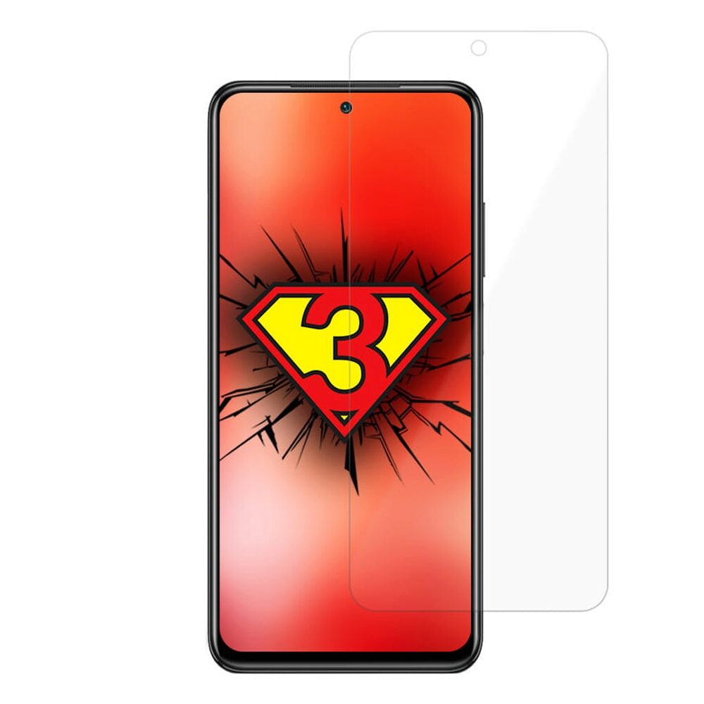 Folie Protectie Sticla Flexibila 3MK Lite pentru Xiaomi Redmi Note 10, Tehnologie Fit in, 6H, 0.16 mm, Transparenta