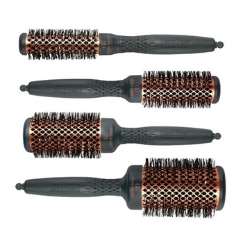 Set Perii Par, Heat Pro Grey Ceramic Ion, Olivia Garden, (22, 32, 42, 52) mm Set Perii Par, Heat Pro Grey Ceramic Ion, Olivia Garden, (22, 32, 42, 52) mm