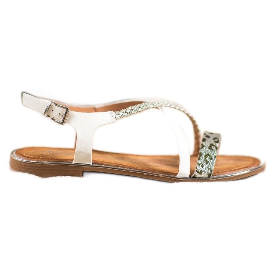 Sandale dama, Small Swan, BM79966, Alb