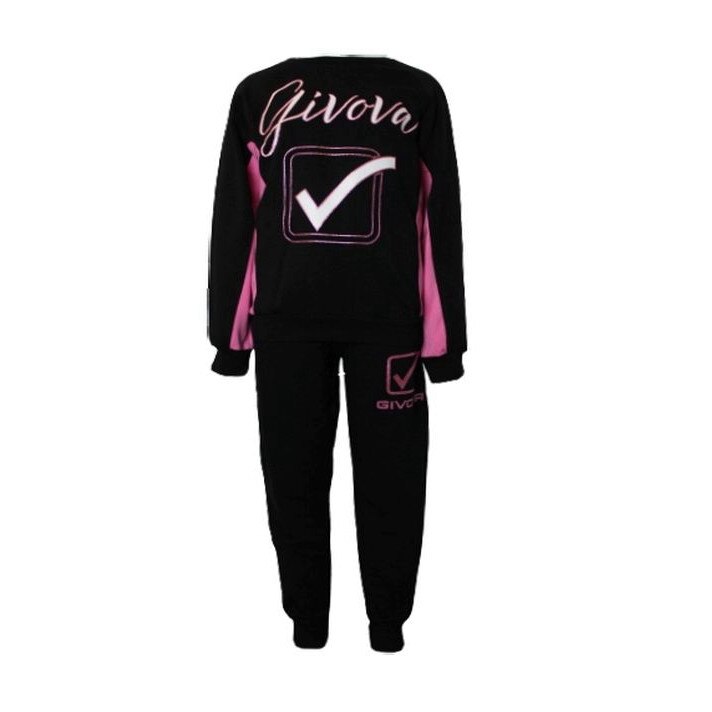 Trening fete Givova,model T0040,Negru, Marime 12 ani