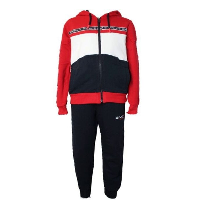 Trening baieti Givova,model T0183,Rosu