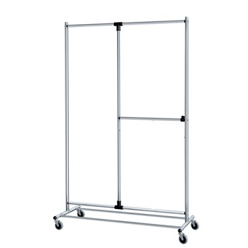 Suport ajustabil pe roti pentru haine Tatkraft Marvel pana la 116 cm, cromat Suport ajustabil pe roti pentru haine Tatkraft Marvel pana la 116 cm, cromat