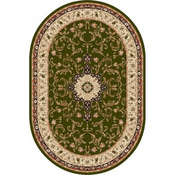 Covor Modern, Lotos 523, Verde, Oval, 150x230 cm, 1800 gr/mp Covor Modern, Lotos 523, Verde, Oval, 150x230 cm, 1800 gr/mp