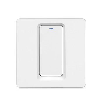 Intrerupator Smart Techstar®, Wireless 2.4GHz, Button cu Revenire, Design Classic, Iluminare LED, 1 Faza, Alb Intrerupator Smart Techstar®, Wireless 2.4GHz, Button cu Revenire, Design Classic, Iluminare LED, 1 Faza, Alb