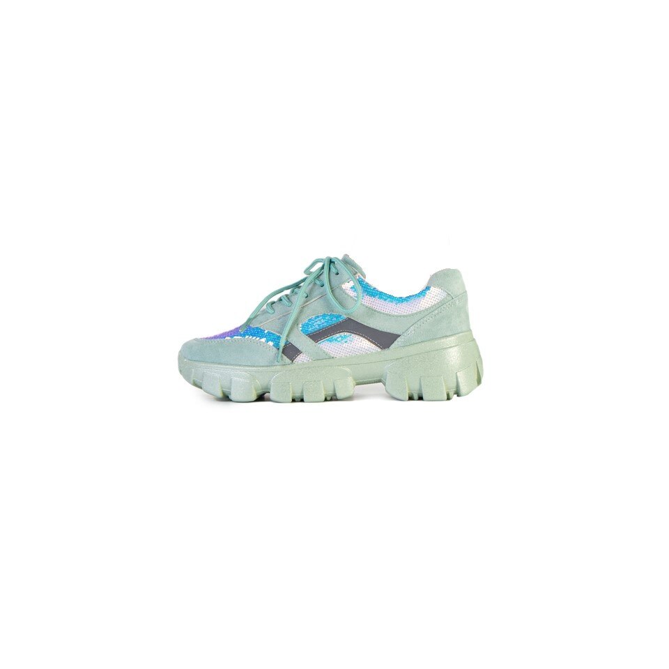 Pantofi sport dama JG-2012, Verde