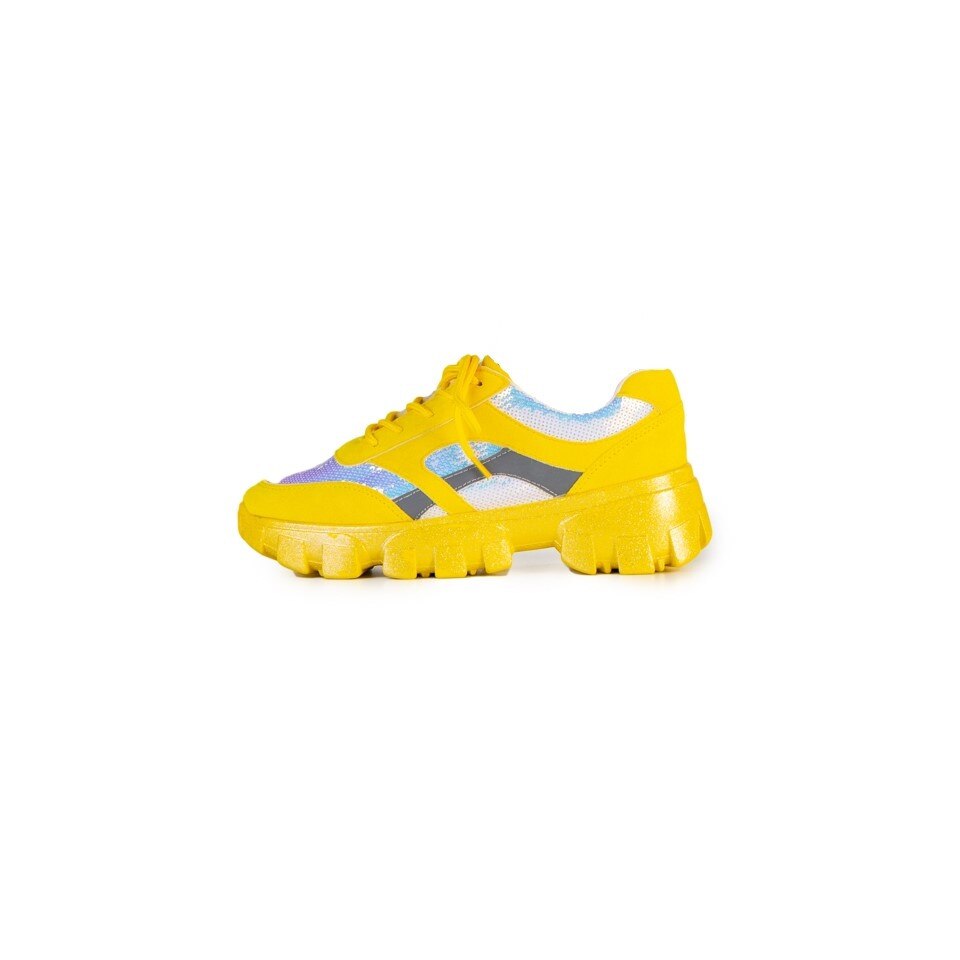 Pantofi sport dama JG-2012, Galben