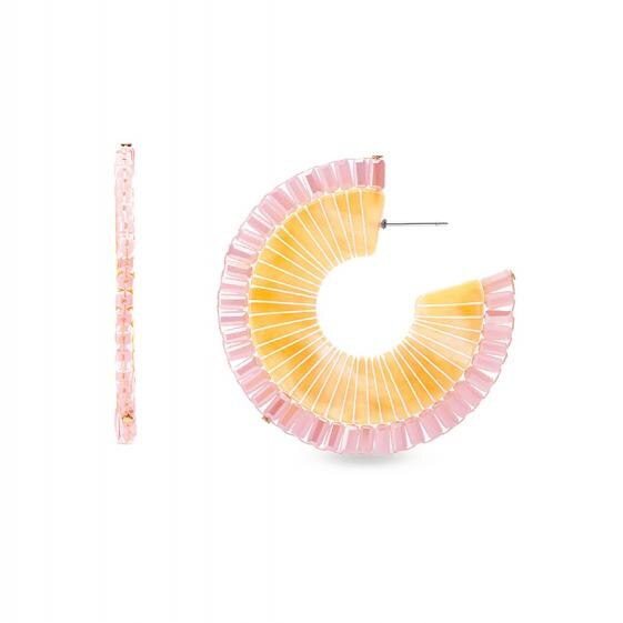 Cercei Fossil Fashion JA7038040, Argintiu, Multicolor