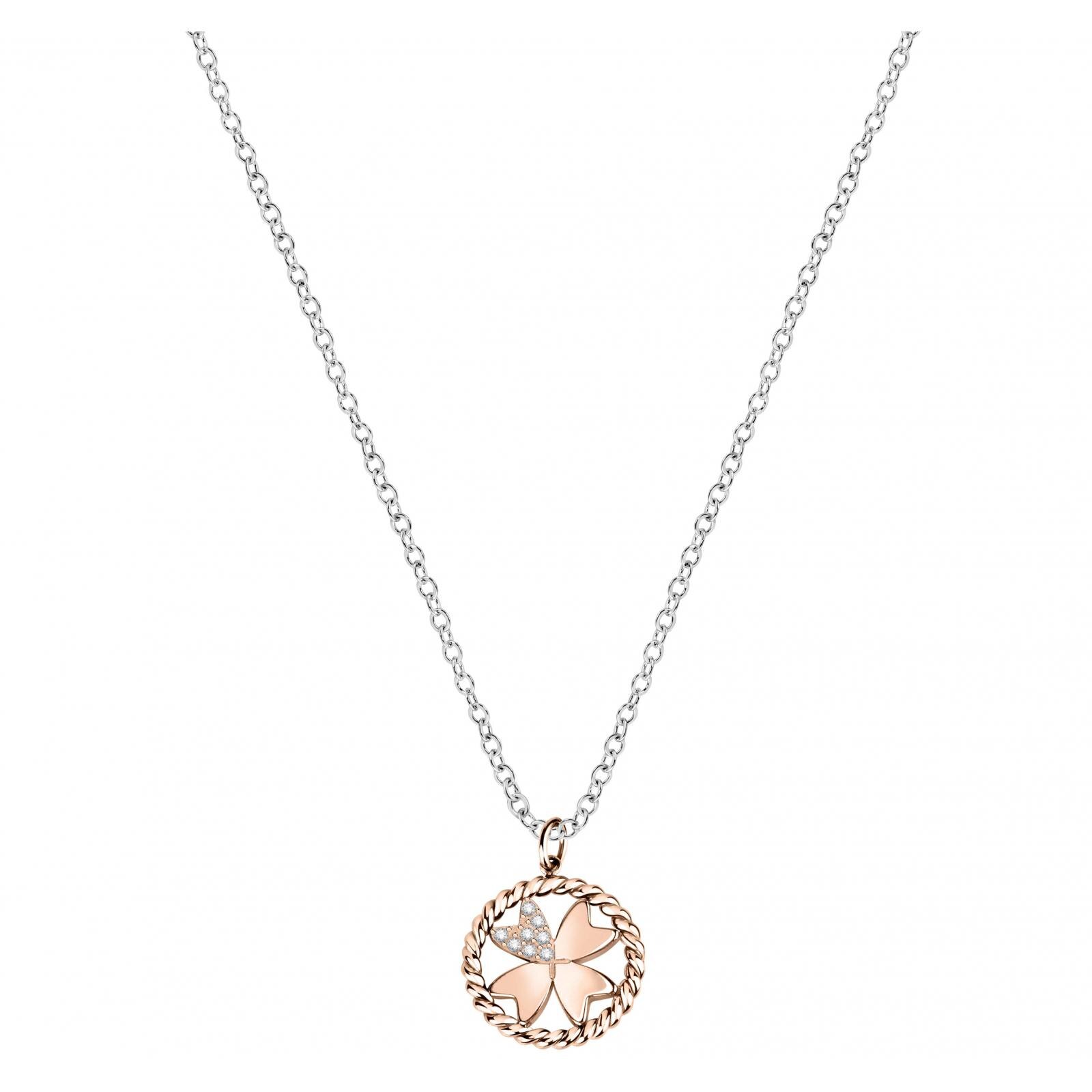 Colier Morellato SAQG26, Argintiu, Rose gold
