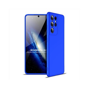 Husa Upzz Protection Compatibila Cu Samsung Galaxy S21 Ultra, Albastru Husa Upzz Protection Compatibila Cu Samsung Galaxy S21 Ultra, Albastru